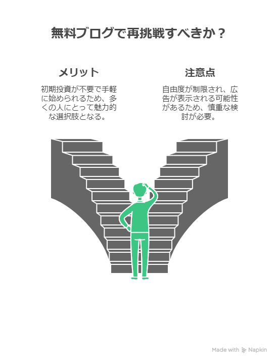 無料ブログ vs WordPress：再挑戦者におすすめなのはどっち？