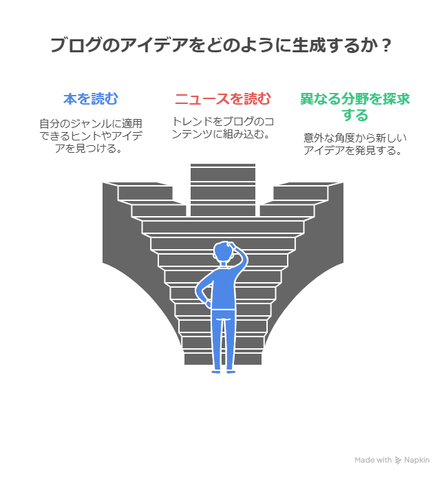 記事ネタが思いつかないときの見つけ方7選|もうネタ切れで悩まない方法を紹介