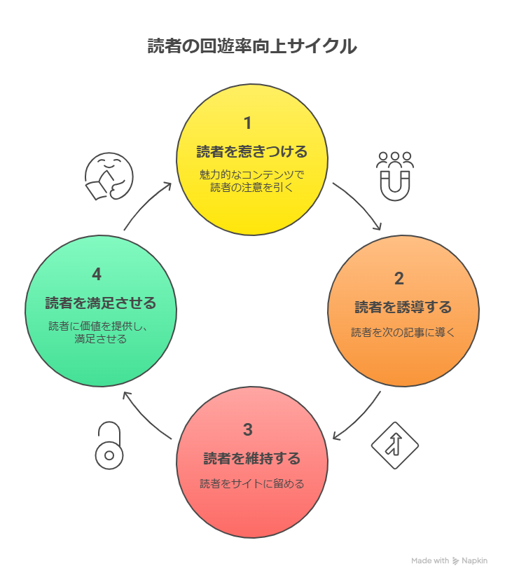 【AI×回遊率UP】読者が迷わず次の記事へ進む導線の作り方