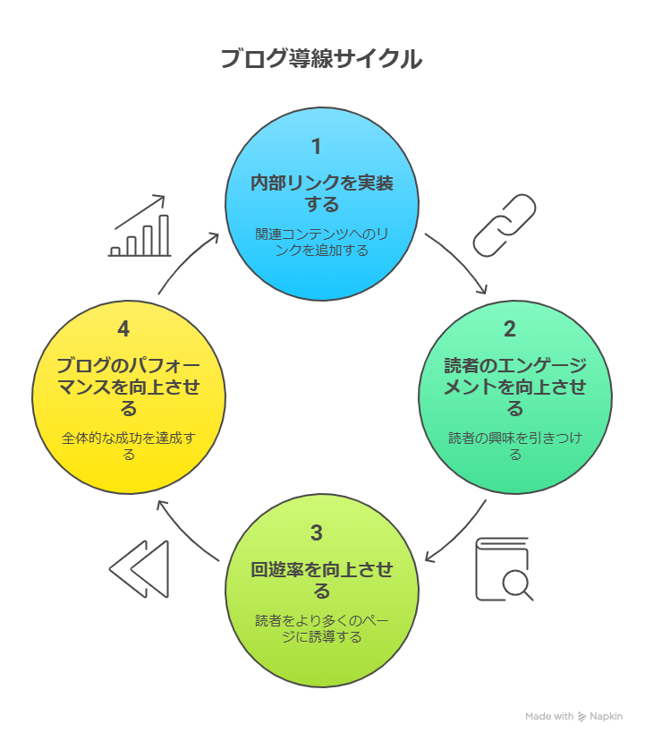 【ブログ導線の作り方】読まれ方を変える内部リンクとは？回遊率改善の基礎を解説